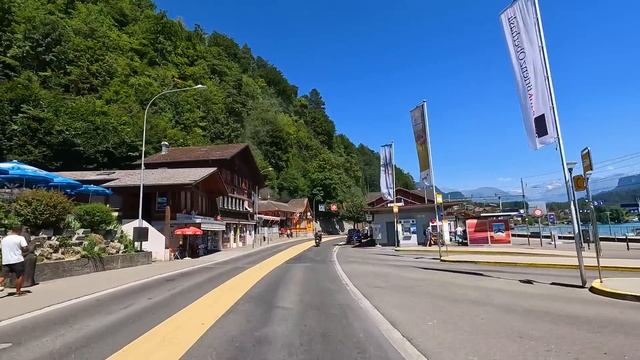 Driving In Switzerland 4K| Lake Brienz-Interlaken| Most Scenic Swiss Roads, Amazing Beautiful Natur