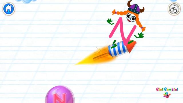 Learning alphabet with Super ABC App. смотреть онлайн