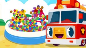 Learn colors with Miniforce | Minipang Rescue | Trapped in a Ball pool | Mini-Pang TV 2D Play