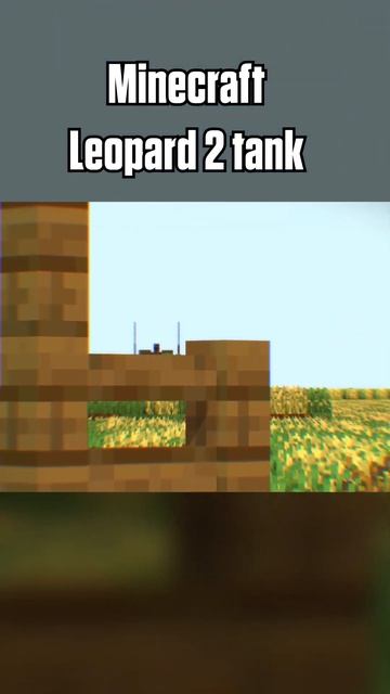 Leopard 2 Minecraft Tank Animation #mcbuild #ukraine смотреть онлайн