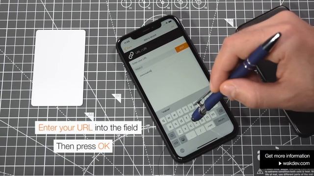 NFC Tools for iOS: How to write a URL on your NFC chip with an iPhone. смотреть онлайн