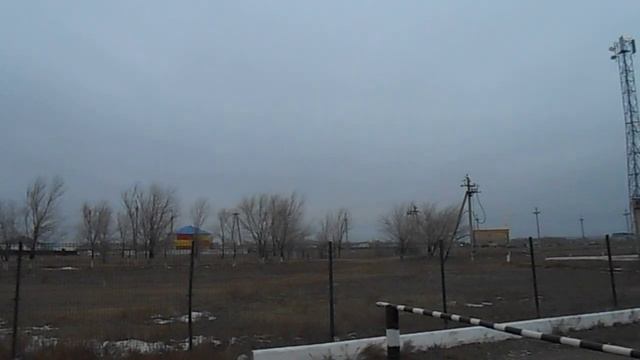 Станция Әйтеке би (Айтеке би) в пасмурный день 2019 года смотреть онлайн
