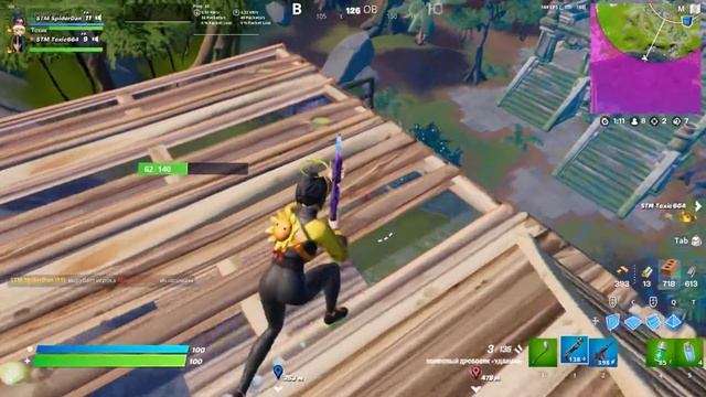 ПЕРВАЯ ПОБЕДА В 3 ГЛАВЕ! ПОЛУЧИЛИ ЗОНТИК И ЭМОЦИЮ в Fortnite! смотреть онлайн