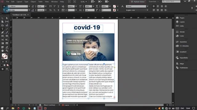 How to Design Magazine Covers-Adobe inDesign cc смотреть онлайн