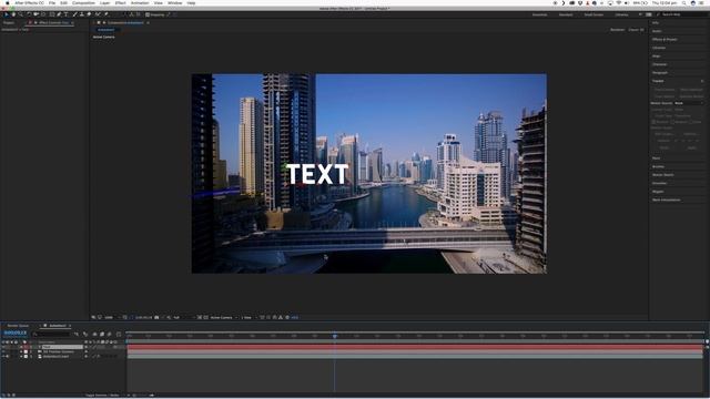 Flyover Text Effect | AFTER EFFECTS Tutorial смотреть онлайн