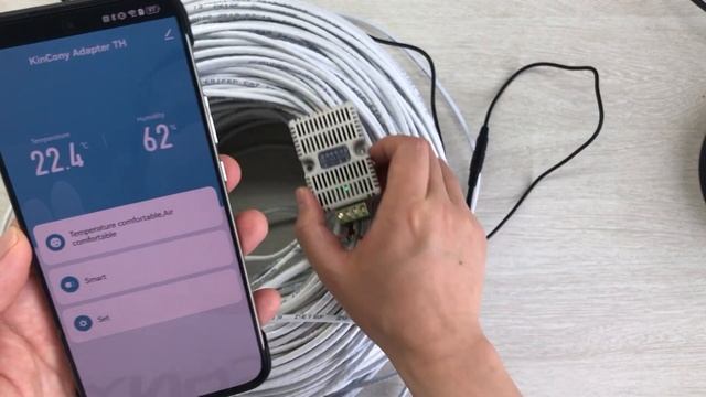 RS485 temperature sensor for internet using KinCony Tuya adapter V2 смотреть онлайн