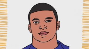 Как нарисовать Килиана МБАППЕ в ПСЖ