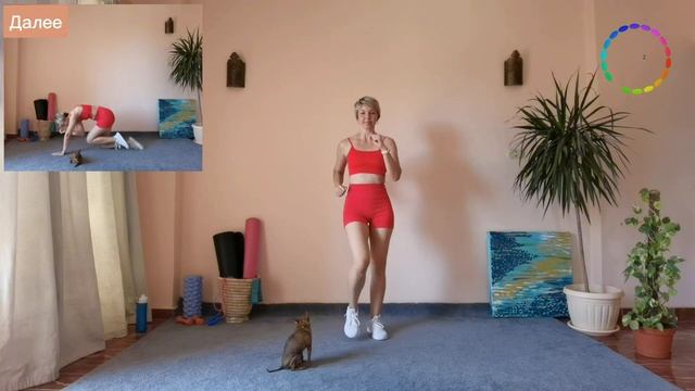 Фигура "ЯБЛОКО". Тренировка без прыжков и повтора упражнений | Natinfitness смотреть онлайн