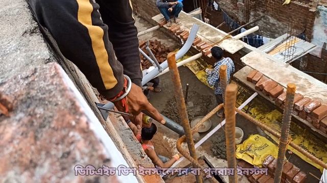 DTH डिश इंस्टालेशन या छतरी की जगह चेंज करना रीइंस्टॉलेशन DTH Dish Installation Or Reinstalltion смотреть онлайн