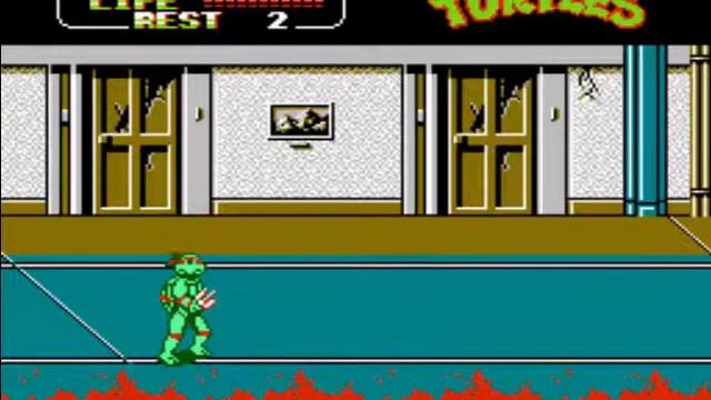 Teenage Mutant Ninja Turtles II - The Arcade Game (NES) - Stage 1 Music смотреть онлайн
