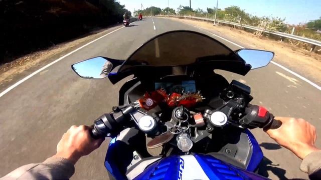K&N filter r15 v3 vs powetronic r15 v3| #cornering #race | смотреть онлайн