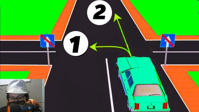 За якою із зазначених траєкторії забороняється рух автомобілю? смотреть онлайн