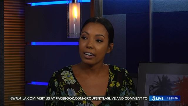 Jasmine Simpkins Co-Hosting KTLA 5 Live