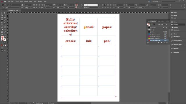 Adobe Indesign tutorials in tamil Class 9 | Part 2 | Working with Table | InDesign Beginner classe смотреть онлайн