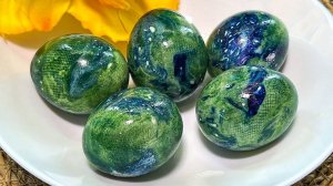 ТАК ЯЙЦА ВЫ ЕЩЕ НЕ КРАСИЛИ️! Как оригинально покрасить яйца на Пасху 2025 ЗЕЛЕНЫЕ ЯЙЦА БЕЗ ХИМИИ