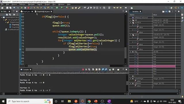 Debug BFS Algorithm, BFS Time and Space Complexity смотреть онлайн
