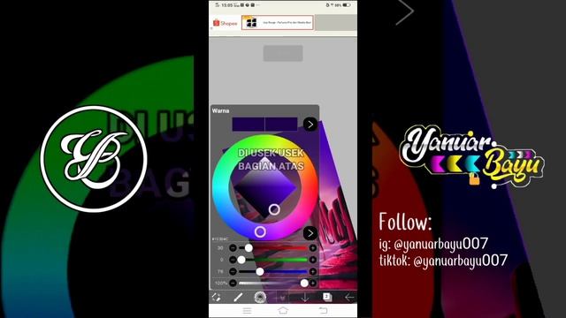 Tutorial Menggambar Background Anime Di APK Ibis Paint X Bagi 