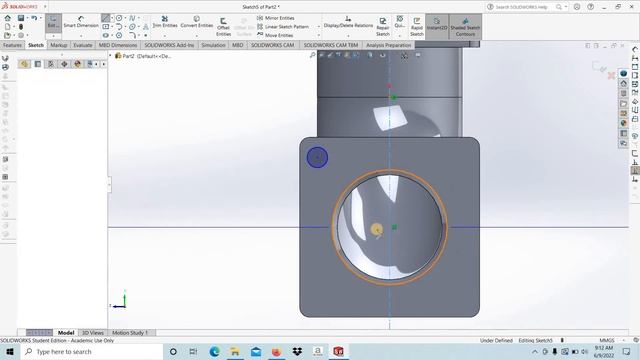 Pipe Bend in Solidworks - Solidworks Tutorials how to create Pipe bend смотреть онлайн