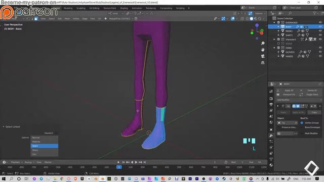 How to make your characters Modular with Blender. смотреть онлайн