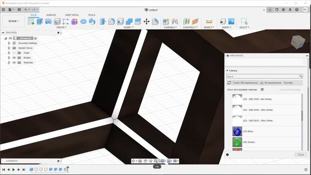 How to design Box Lamp in Fusion 360 // Fusion360 tutorial // Beginner смотреть онлайн