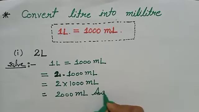 How to Convert Liter into Mili Liter!! लीटर को मिलीलीटर मे कैसे बदलें? 2022 me bilkul basic trick# смотреть онлайн