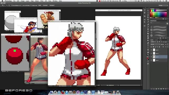 Spriting Sakura USFIV смотреть онлайн