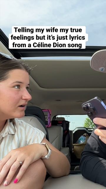 Telling My Wife My True Feelings But It’s Just Lyrics From A Céline Dion Song