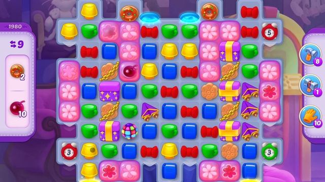 HomeScapes Level 1980 No Boosters (18 Moves)