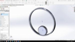 Создание зубчатого механизма с внутренним зацеплением в SolidWorks