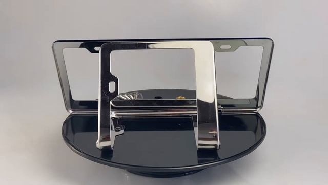 KA DEPOT Blue Chrome License Plate Frame + Metal Screw Cap Set смотреть онлайн
