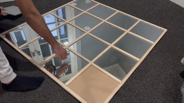 DIY Grid Mirror! Quick & Easy Project смотреть онлайн