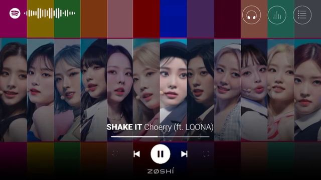 LOONA - Shake It but Choerry has the most lines смотреть онлайн