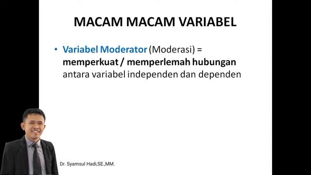 APA ITU VARIABEL INDEPENDEN, DEPENDEN, MODERATOR, INTERVENING & DAN VARIABRL KONTROL смотреть онлайн