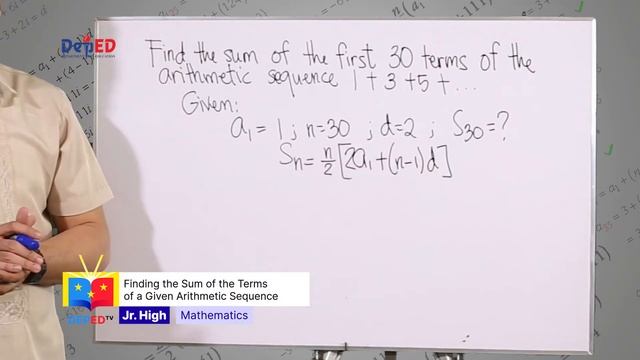 Grade 10 Math Q1 Ep5: Finding the Sum of the Terms of a Given Arithmetic Sequence смотреть онлайн