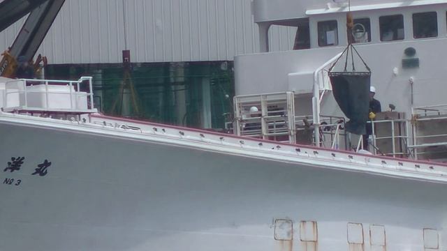 ８月７日　第３恊洋丸の水揚げ（Landing of the No. 3 Kyoyo Maru） смотреть онлайн