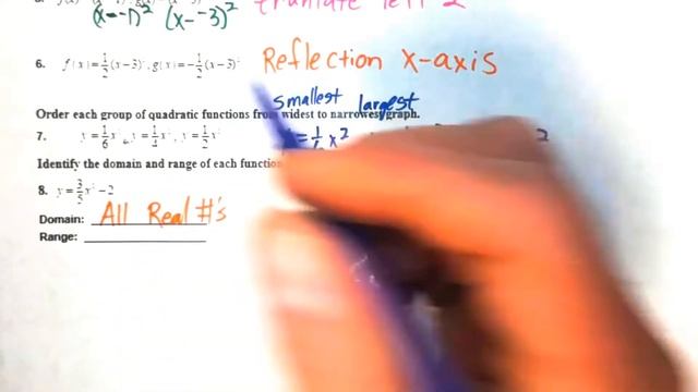 Quadratics Review 2 - ALGEBRA смотреть онлайн