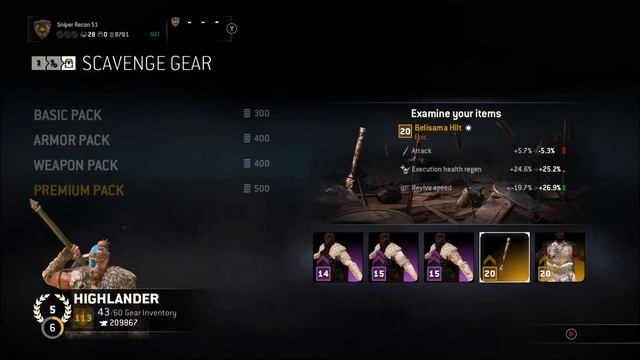 Highlander Rep 5 Pack opening, For Honor смотреть онлайн