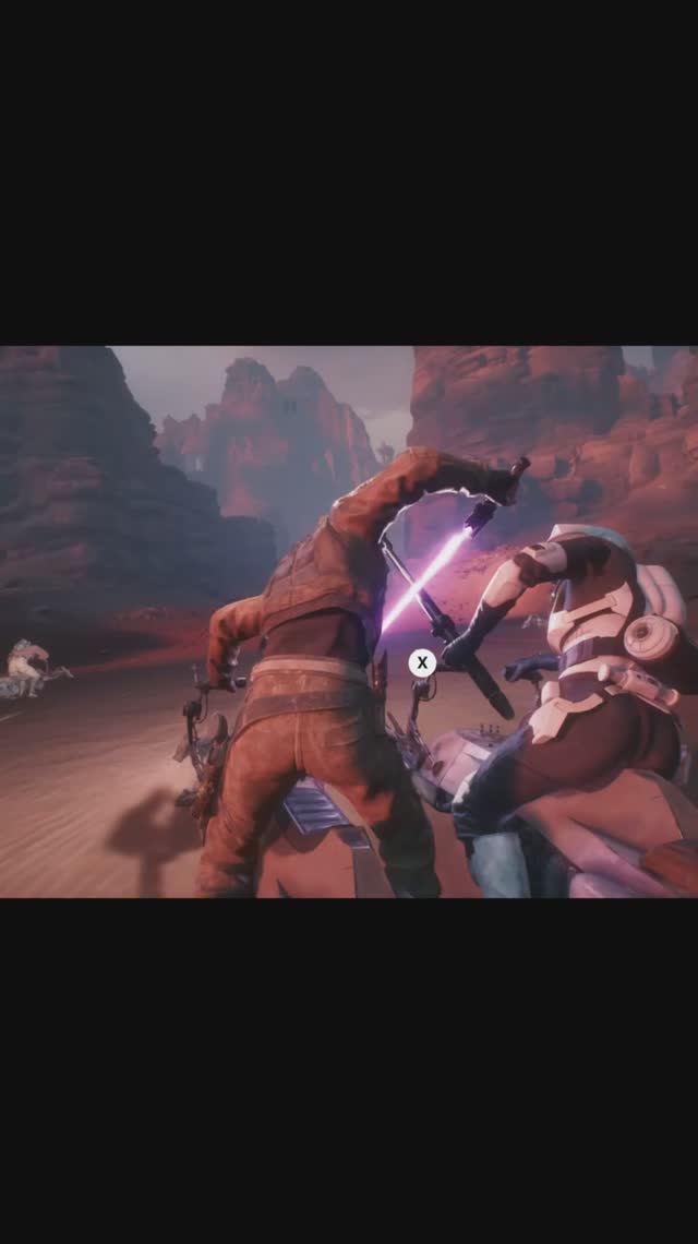 Погоня джедая за предателем наемником на спидере ☬ STAR WARS Jedi: Survivor ☬ #shorts #gaming смотреть онлайн