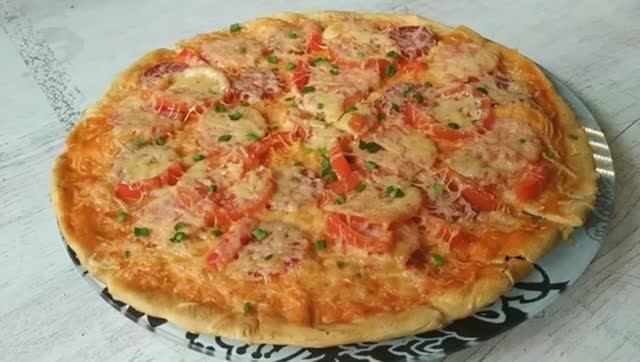 Пицца на бездрожжевом тесте