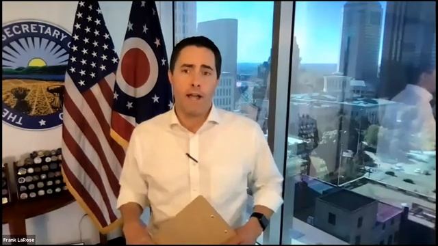 Lunching with the League with Ohio Secretary of State Frank LaRose - Monday November 8, 2021 смотреть онлайн
