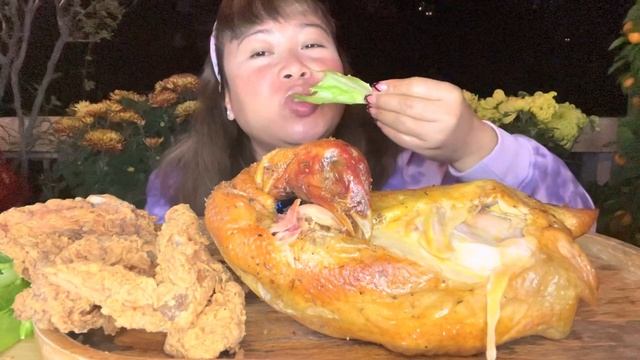 Fried chicken Vs Letchon Manok Lettuce #mukbang #friedchicken #letchonmanok смотреть онлайн