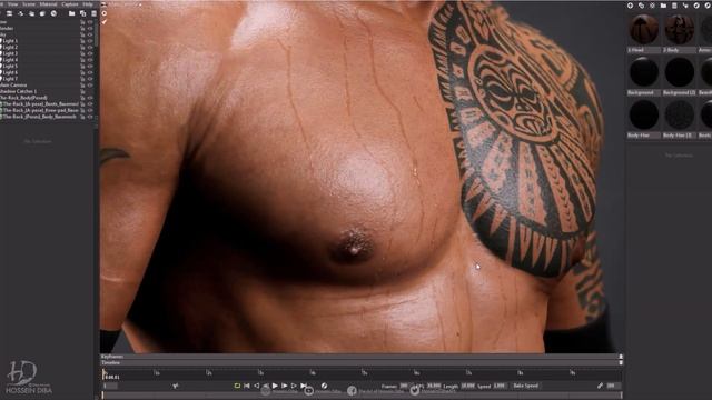 3D Model of Dwayne Johnson (The Rock) смотреть онлайн