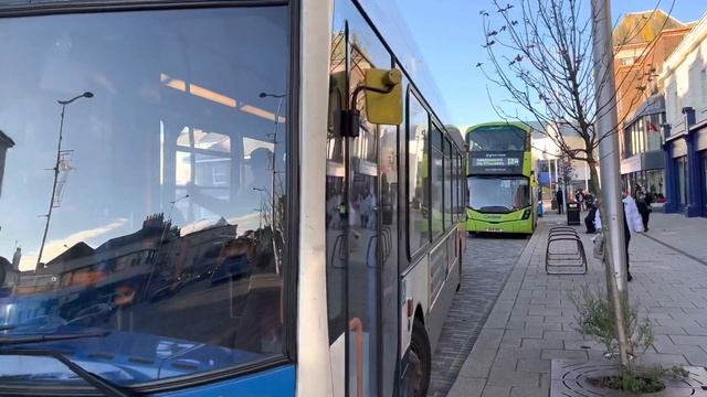 STAGECOACH BUS ROUTE 98 ARRIVING INTO EASTBOURNE TOWN CENTRE смотреть онлайн