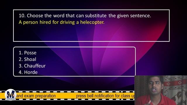 General English MCQ - Previous Year Questions By Mentors 36 | Class 21