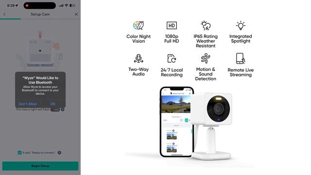 WYZE Cam OG 1080p HD Wi-Fi Security Camera Indoor/Outdoor Color Night Vision for Home Security Cam смотреть онлайн