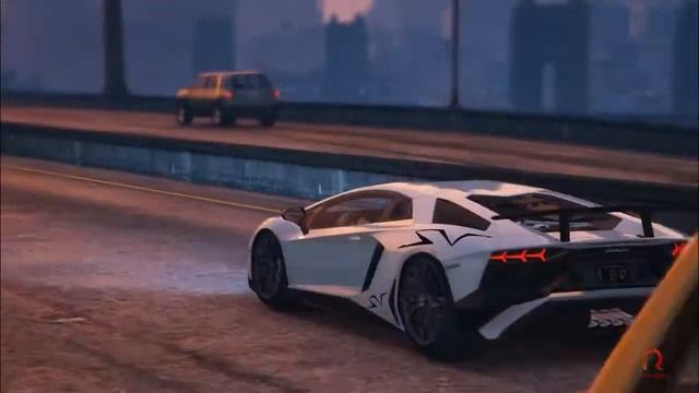 GTA V MOD | Lamborghini Aventador LP750-4 SV Showcase | GTA 5 Mods | Rockstar Editor Cinematic смотреть онлайн