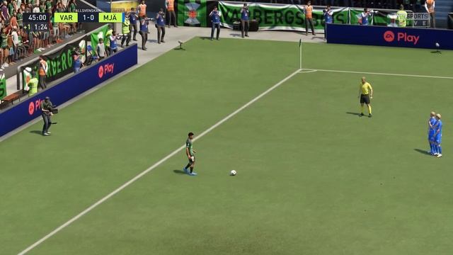 FIFA 22 | Varbergs vs Mjallby - Sweden Allsvenskan | 24 April 2022 | Gameplay смотреть онлайн
