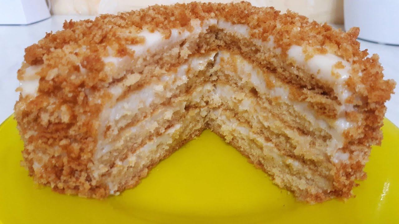 Honey Cake! LEAN HONEY Cake in 30 minutes! ПОСТНЫЙ МЕДОВЫЙ Торт за 30 минут! смотреть онлайн