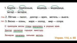 ГДЗ 2 класс Русский язык Учебник 2 часть Упражнение. 114