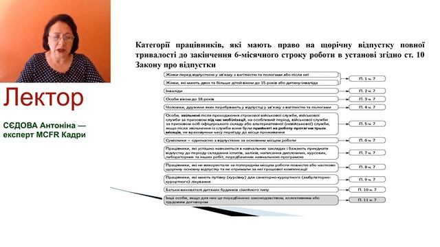 Чи можна надати щорічну відпустку наперед, якщо працівник не пропрацював шести місяців? смотреть онлайн
